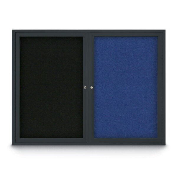 Corkboard, Rubber/Black, 36" x 36"